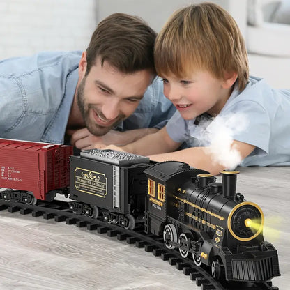 Vivolux | TrackMaster Pro - Batteriebetriebenes elektrisches Zugset mit realistischen Geräuschen