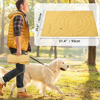 Vivolux | Faltbare wasserdichte tragbare Hund-Auto-Sitzmatte Hund-Campingmatte