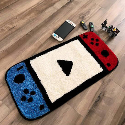 Vivolux | Spielcontroller-förmiger Faux-Kaschmir-gedruckter Teppich
