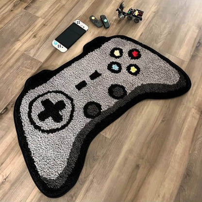 Vivolux | Spielcontroller-förmiger Faux-Kaschmir-gedruckter Teppich