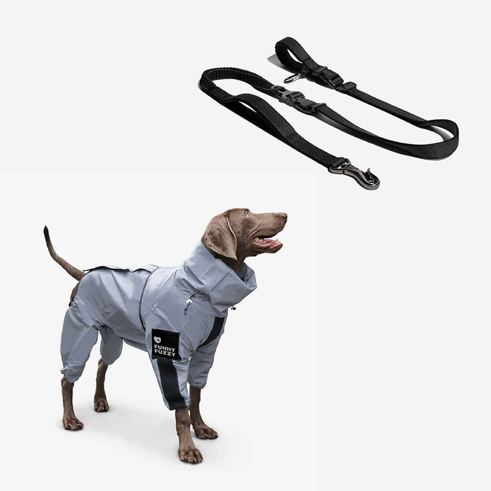 Vivolux | Reflektierender Allwetter wasserdichter cooler Hundezubehör Regenmantel