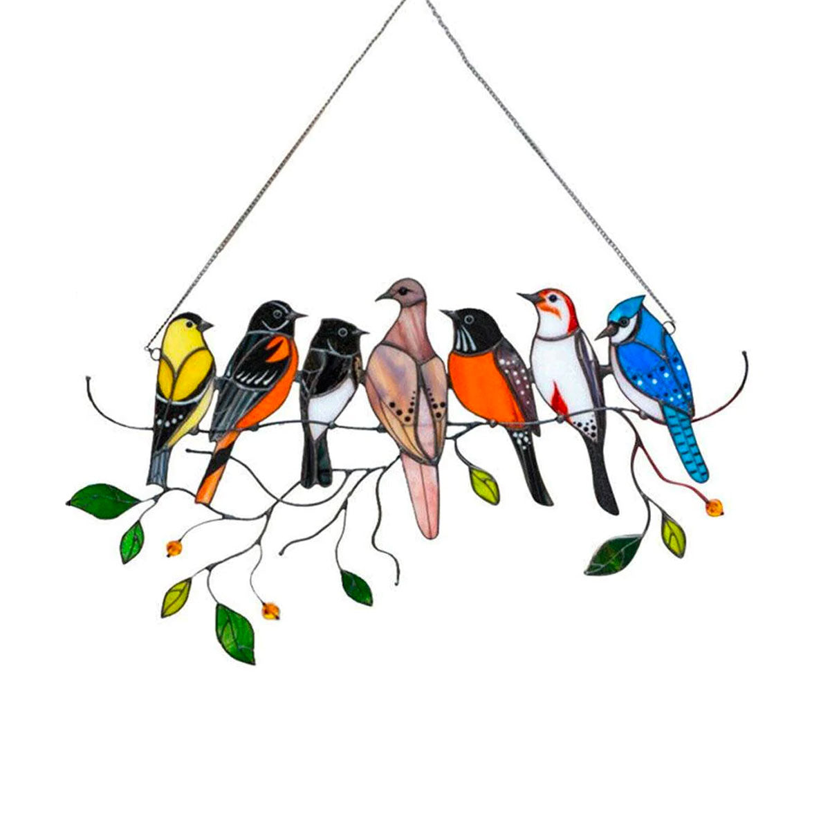 Vivolux | Buntglas Vogel Suncatcher - Francia