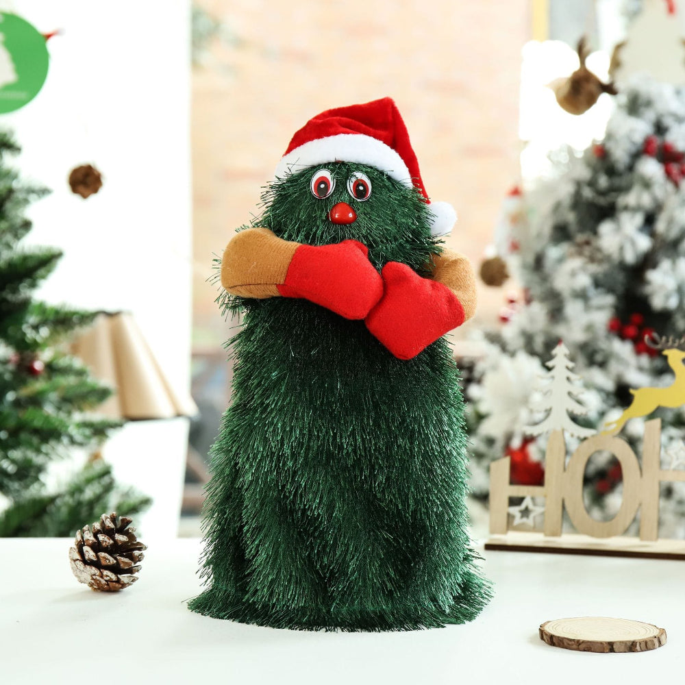 Vivolux | Animierter Musikalischer Plush Weihnachtsbaum – Tanzende Dekoration für Feiertage