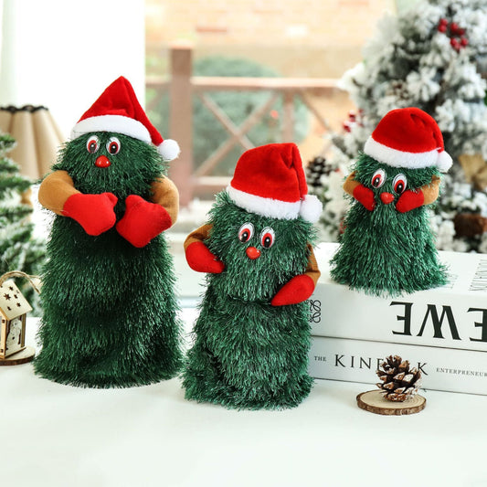 Vivolux | Animierter Musikalischer Plush Weihnachtsbaum – Tanzende Dekoration für Feiertage