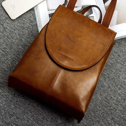 Vivolux | Trendiger Leder Rucksack für Frauen - Stilvoll, Vielseitig & Nachhaltig