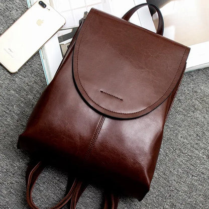 Vivolux | Trendiger Leder Rucksack für Frauen - Stilvoll, Vielseitig & Nachhaltig
