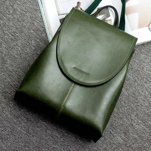 Vivolux | Trendiger Leder Rucksack für Frauen - Stilvoll, Vielseitig & Nachhaltig