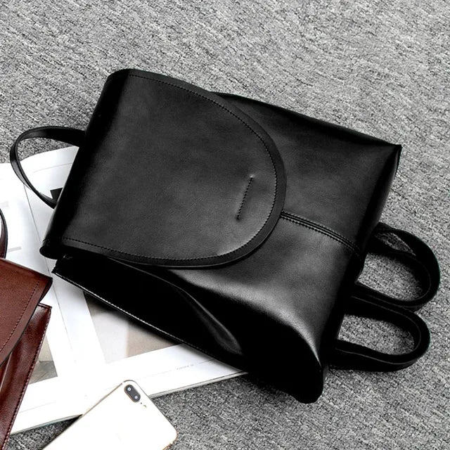 Vivolux | Trendiger Leder Rucksack für Frauen - Stilvoll, Vielseitig & Nachhaltig