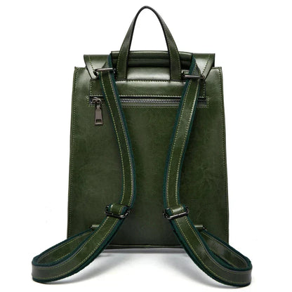 Vivolux | Trendiger Leder Rucksack für Frauen - Stilvoll, Vielseitig & Nachhaltig