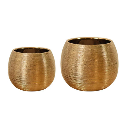 Vivolux | Gold-beschichteter Blumentopf