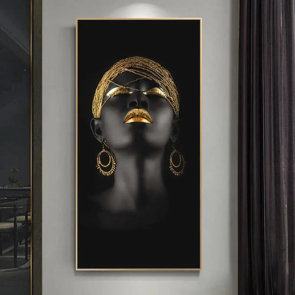 Vivolux | Golden Lady Leinwandkunst