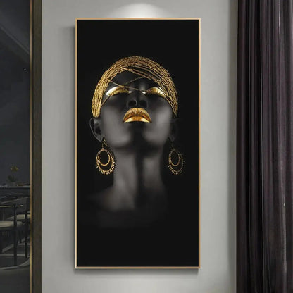 Vivolux | Golden Lady Leinwandkunst