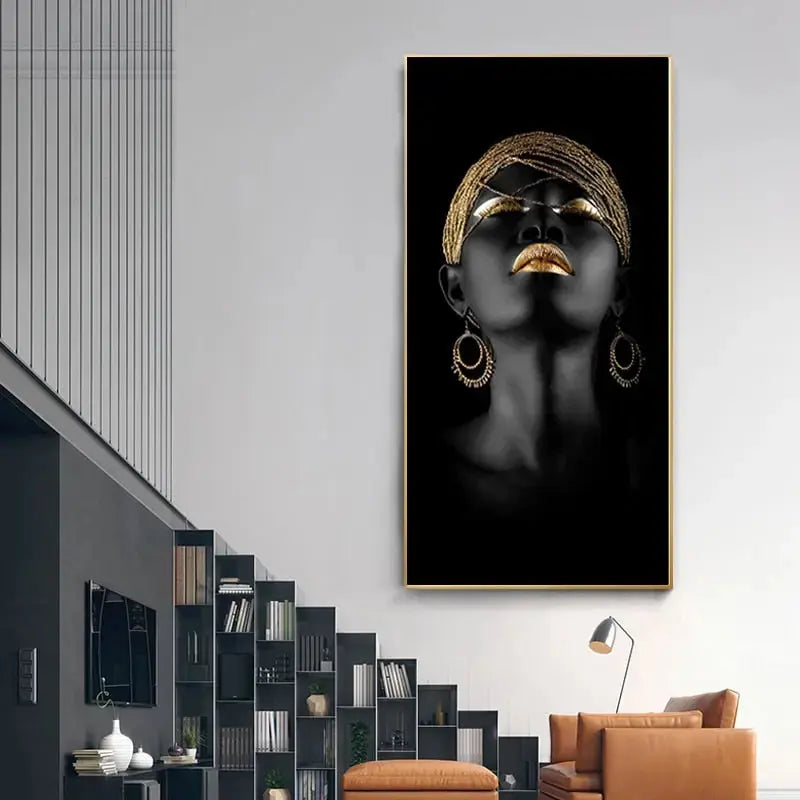Vivolux | Golden Lady Leinwandkunst