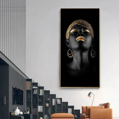 Vivolux | Golden Lady Leinwandkunst