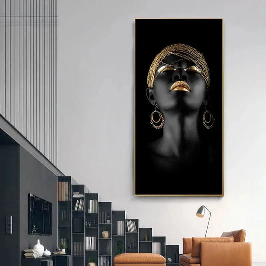 Vivolux | Golden Lady Leinwandkunst