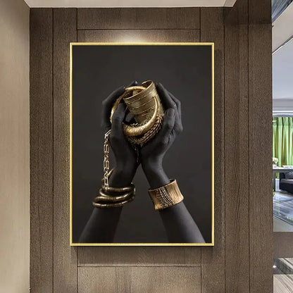 Vivolux | Golden Lady Leinwandkunst