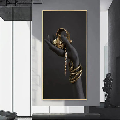 Vivolux | Golden Lady Leinwandkunst