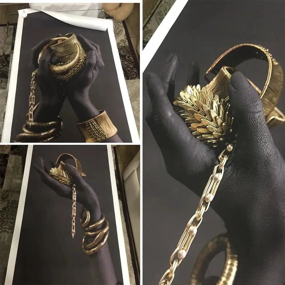 Vivolux | Golden Lady Leinwandkunst
