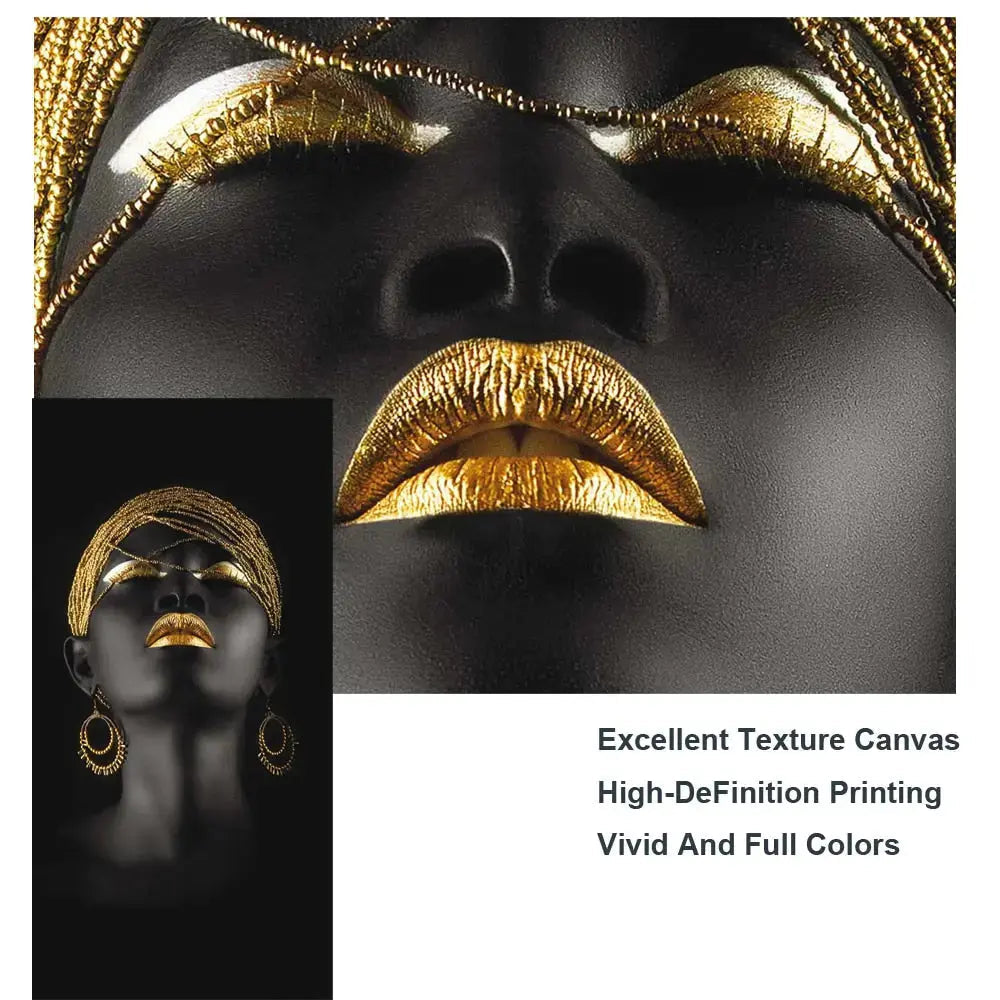 Vivolux | Golden Lady Leinwandkunst