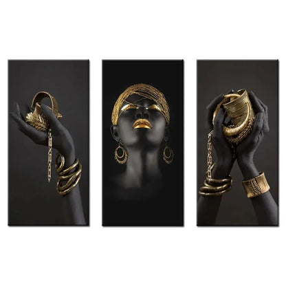 Vivolux | Golden Lady Leinwandkunst