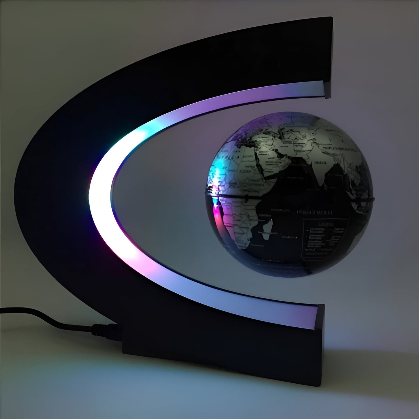 Vivolux | Magische schwebende Weltkugel mit LED-Beleuchtung und Bildungs-Touch