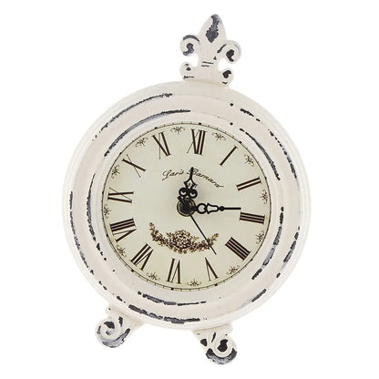 Vivolux | Vintage Holzstil Tischuhr mit Alarm