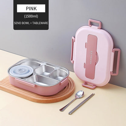 Vivolux | Edelstahl Mehrfachfach Kinder Lunchbox