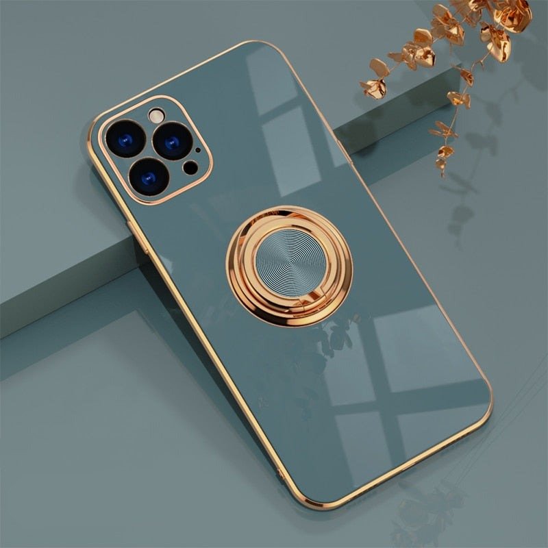 Vivolux |  iPhone Hülle mit Metallständer Ring