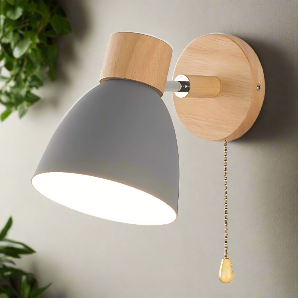 Vivolux | Frendorf - Nordic-modern hanging switch wall lamp made of wood