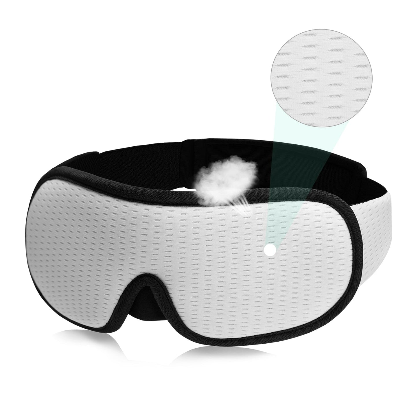 Vivolux | 3D-Schlafmaske | Lichtblockierend und weich gepolstert