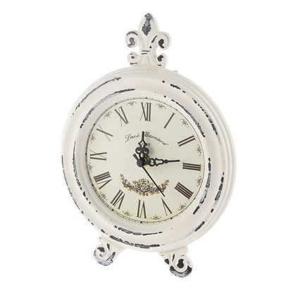 Vivolux | Vintage Holzstil Tischuhr mit Alarm