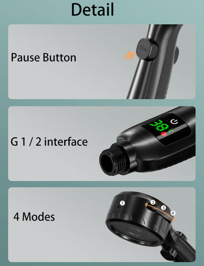 Vivolux | Duschkopf mit Temperaturanzeige im Angebot