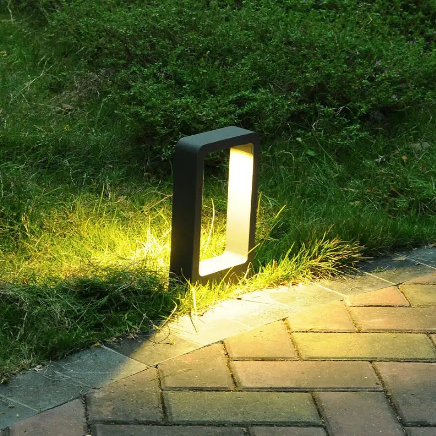 Vivolux | 15W LED Gartenlicht: Aluminium-Pfostenlampe für Außenhof, Villa Landschaftsbeleuchtung