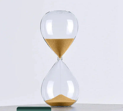 Vivolux | Glas Sanduhr Timer | Stilvolle Dekoration mit 5/10/30/60 Minuten Zeitangabe