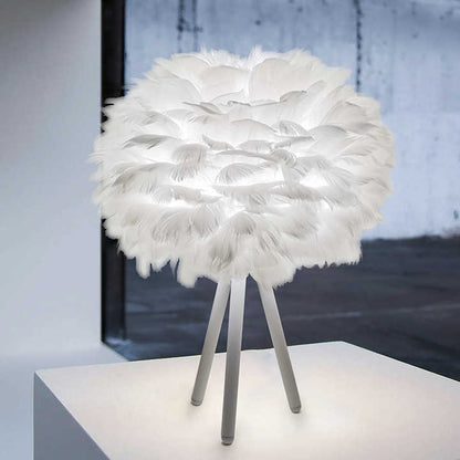 Vivolux | Tischlampe - FeatherLux - Dimmbares Licht - Elegantes Federdesign