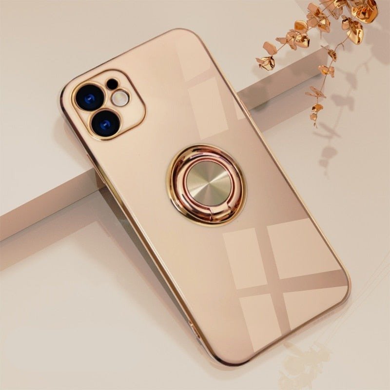 Vivolux |  iPhone Hülle mit Metallständer Ring