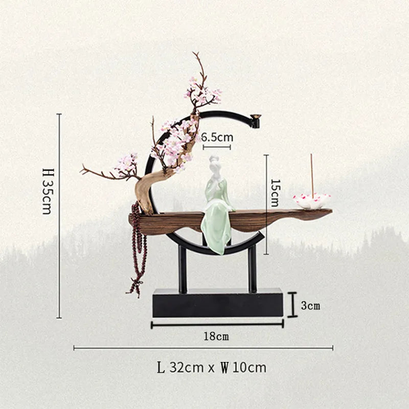 VIvolux | Zen Serenity Wasserfall Rückfluss Räuchergefäß