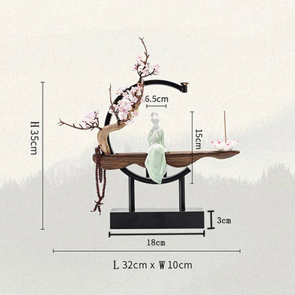 VIvolux | Zen Serenity Wasserfall Rückfluss Räuchergefäß