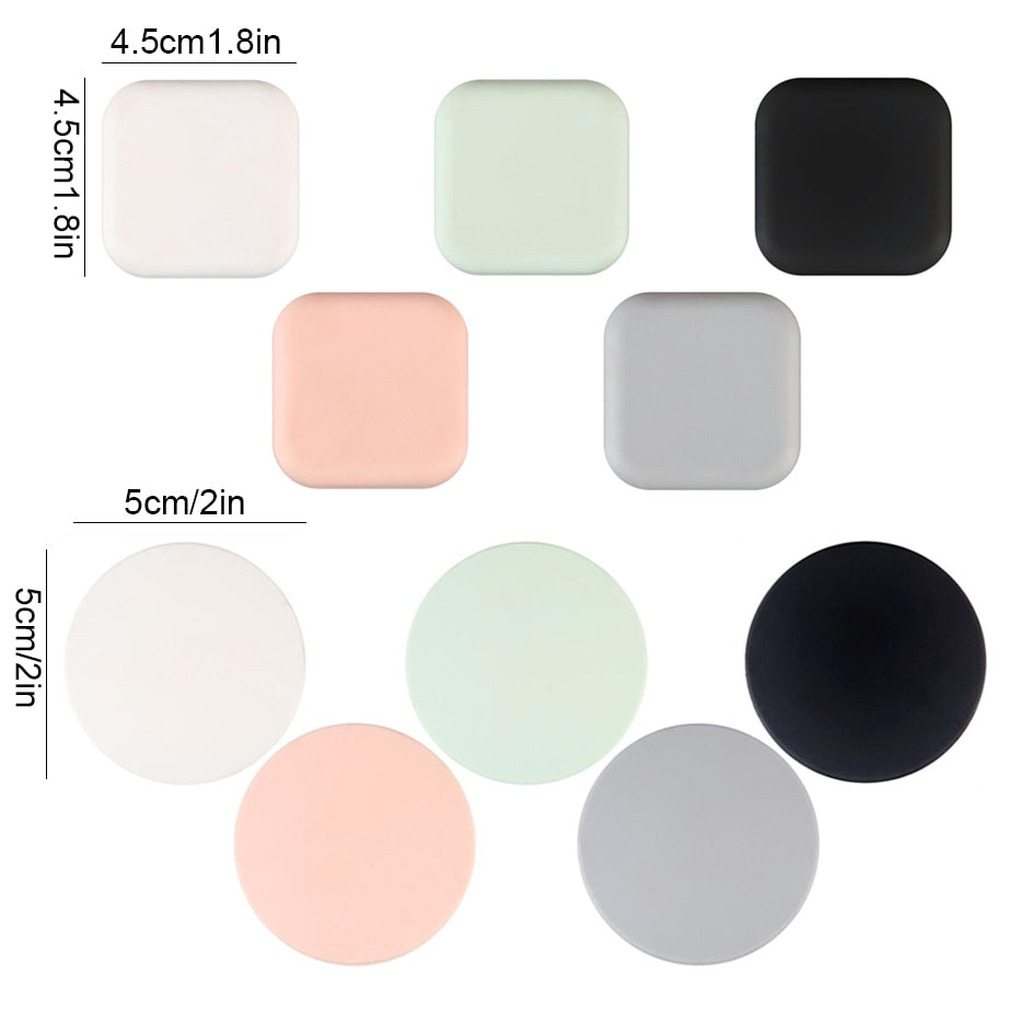 Vivolux | Silicone Türstopper Puffer mit selbstklebendem schallgedämpftem Anti-Schock-Schutz für Heimwerker Wandschutz