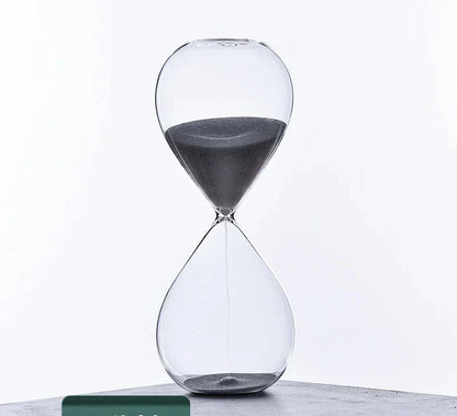 Vivolux | Glas Sanduhr Timer | Stilvolle Dekoration mit 5/10/30/60 Minuten Zeitangabe