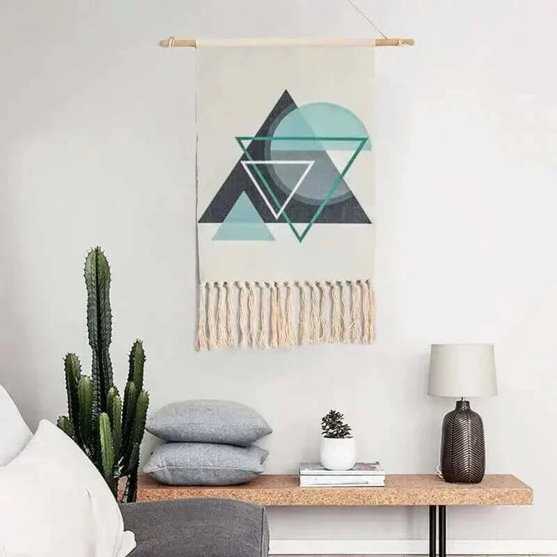 Vivolux | Macrame Hängender Baumwollteppich