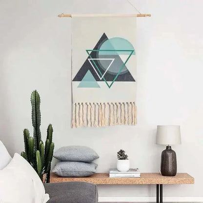 Vivolux | Macrame Hängender Baumwollteppich