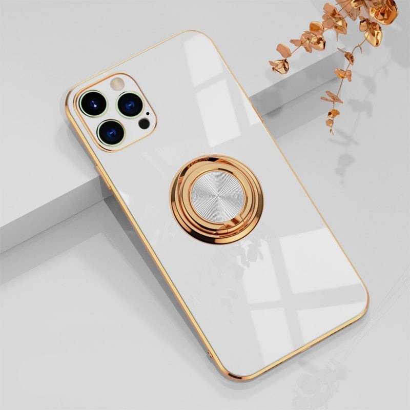 Vivolux |  iPhone Hülle mit Metallständer Ring