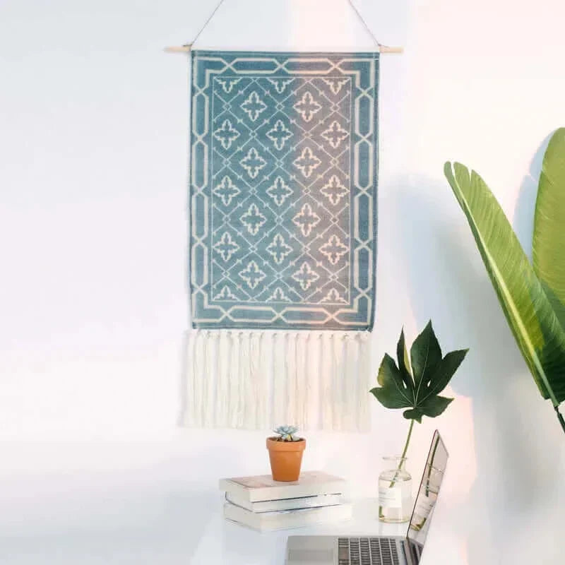Vivolux | Macrame Hängender Baumwollteppich