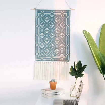 Vivolux | Macrame Hängender Baumwollteppich