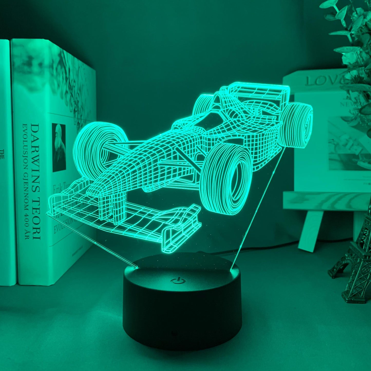 Vivolux | Formel-1-3D-Illusionslampe mit Farbmodus