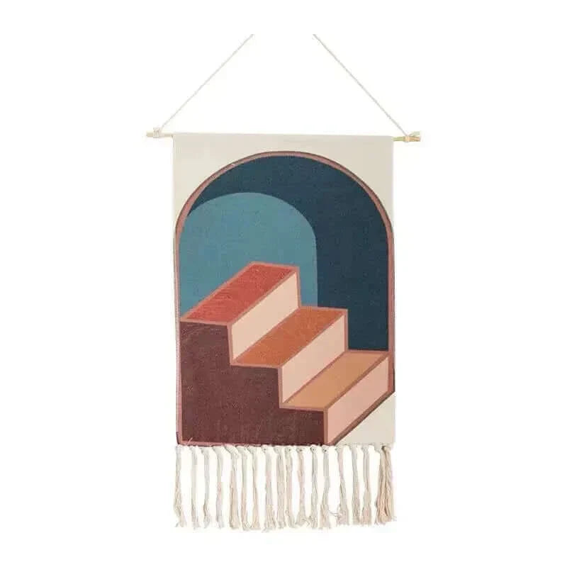 Vivolux | Macrame Hängender Baumwollteppich