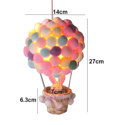 Vivolux | DIY Heißluftballon-förmige fliegende Tiere Nachtlampe