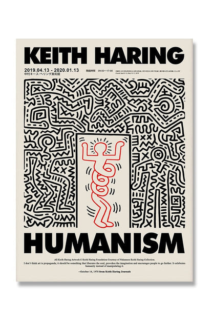 Vivolux | Keith Haring Inspiriertes Leinwandkunst