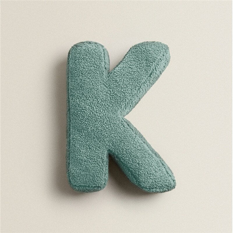 Vivolux | PlushLetter Kissen - Weiches Buchstaben-Kissen für Schlafzimmer und Kinderzimmer
